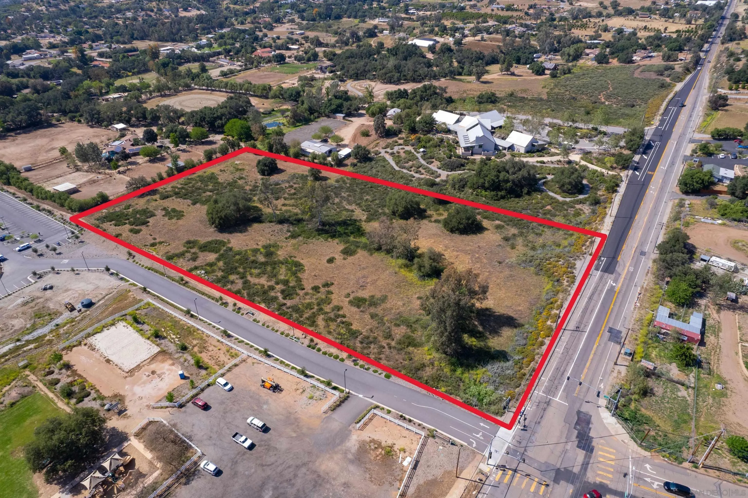 6.58 acres on Cole Grade Rd .