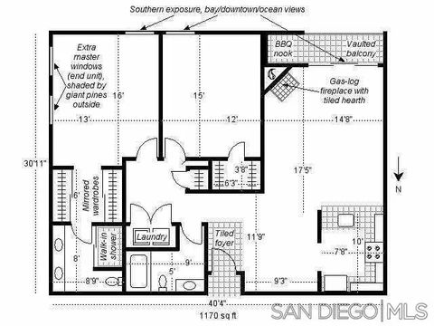 Tiny photo for 2445 Brant St #612, San Diego, CA 92101 (MLS # 250039877)