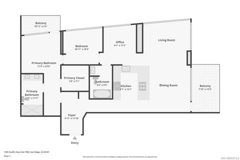 Tiny photo for 1325 Pacific Hwy #1902, San Diego, CA 92101 (MLS # 250038287)