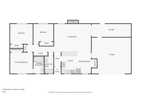 Tiny photo for 17930 Bellflower Street, Adelanto, CA 92301 (MLS # IG25238769)