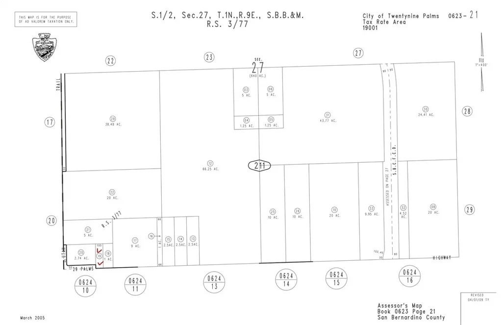Photo of 0 29 Palms Hwy, 29 Palms, CA 92277 (MLS # SR26148482)