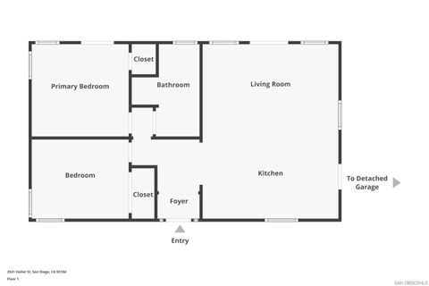 Tiny photo for 2541 Haller St, San Diego, CA 92104 (MLS # 250042437)