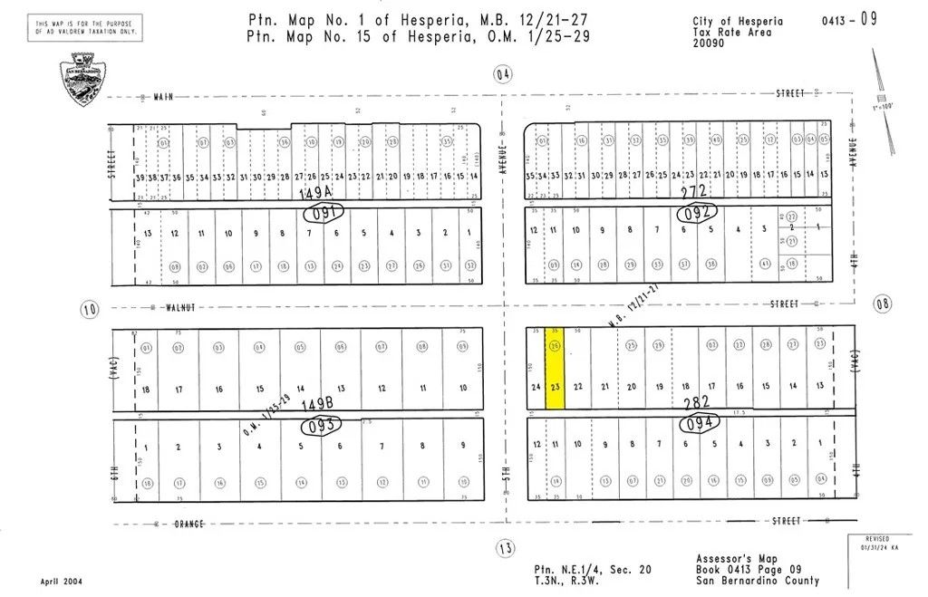 Photo of 0 Walnut, Hesperia, CA 92345 (MLS # SW26012015)