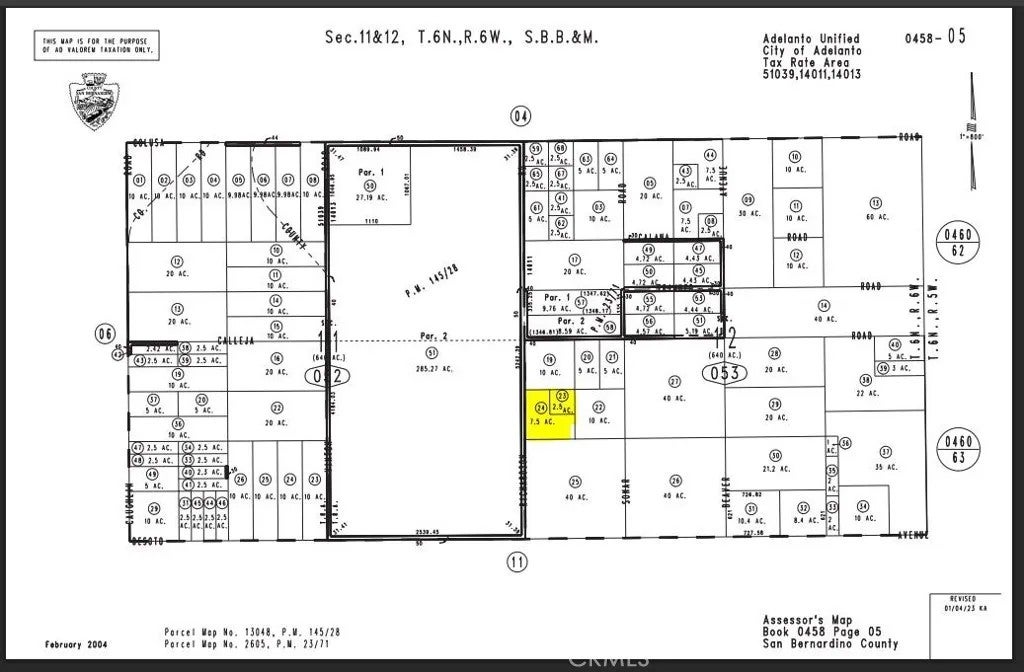 Photo of 0 Richardson Parcel #0458-053-24 &amp; 23, Adelanto, CA 92301 (MLS # HD26211424)