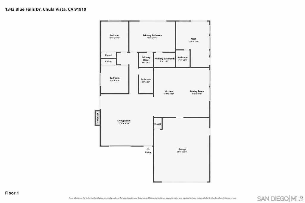 Photo of 1343 Blue Falls Dr, Chula Vista, CA 91910 (MLS # 260022617)