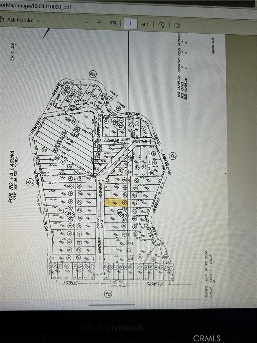 Photo of 0 Locust, Lake Elsinore, CA 92530 (MLS # SW25277117)