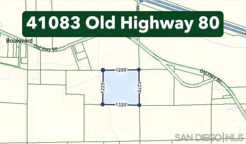 41083 Old Highway 80