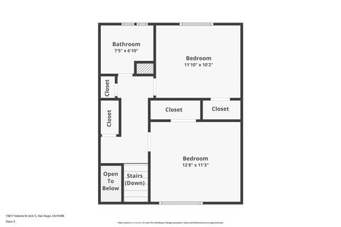 Tiny photo for 13617 Valerio Street #C, Van Nuys, CA 91405 (MLS # SR25243653)