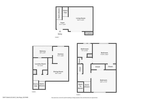 Tiny photo for 13617 Valerio Street #C, Van Nuys, CA 91405 (MLS # SR25243653)