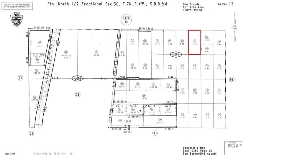 Photo of 0 Bryman, Outside Area (inside Ca), CA 92368 (MLS # HD26015402)