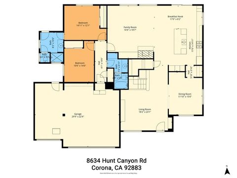 Tiny photo for 8634 Hunt Canyon, Corona, CA 92883 (MLS # RS25245320)