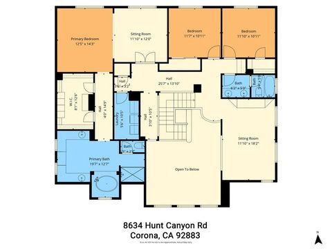 Tiny photo for 8634 Hunt Canyon, Corona, CA 92883 (MLS # RS25245320)