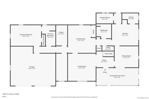 Tiny photo for 43978 C St, Hemet, CA 92544 (MLS # 250041304)