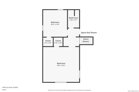 Tiny photo for 43978 C St, Hemet, CA 92544 (MLS # 250041304)