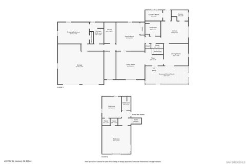 Tiny photo for 43978 C St, Hemet, CA 92544 (MLS # 250041304)