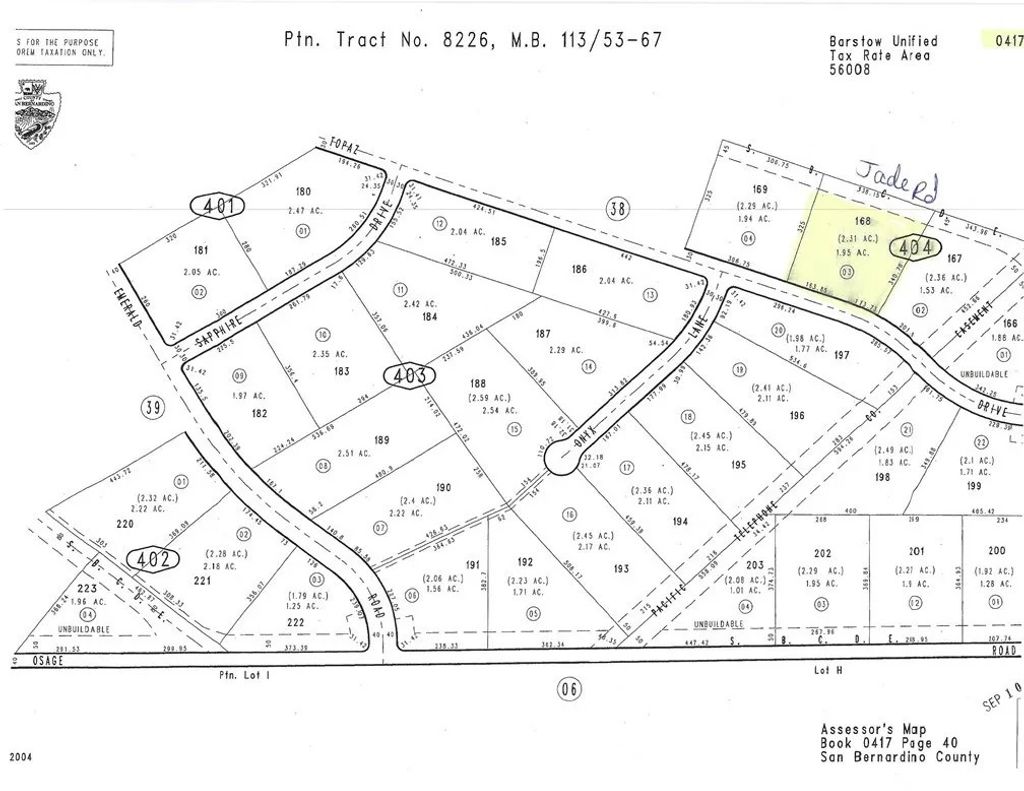 Photo of 0 Jade Road, Barstow, CA 92311 (MLS # HD25280115)