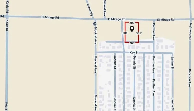 0 El Mirage & Muskrat 1.36acres