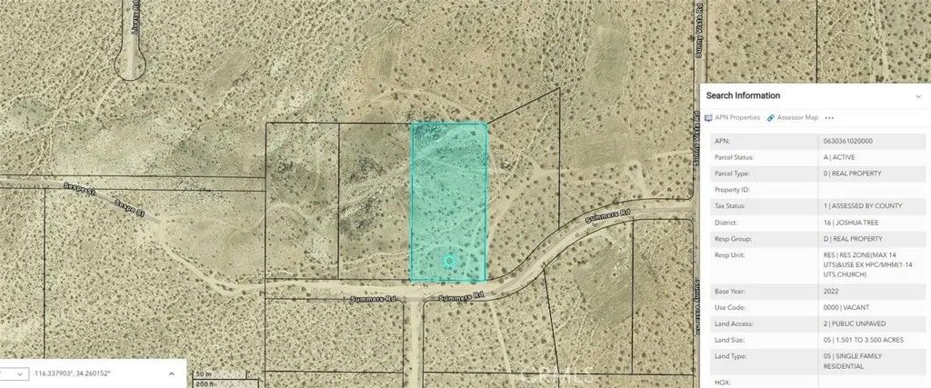 Photo of 60784 Summers RD, Landers, CA 92285 (MLS # PW26106529)