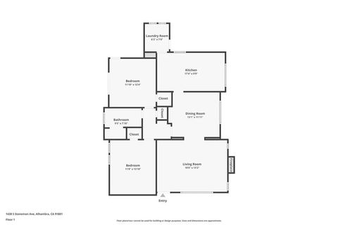 Tiny photo for 1428 S Stoneman Avenue, Alhambra, CA 91801 (MLS # WS25248027)