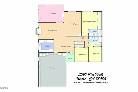 Tiny photo for 3540 Pier Walk, Oxnard, CA 93035 (MLS # V1-33252)