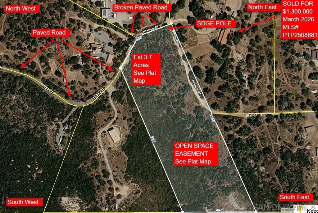 Photo of 0000 Illahee Dr, Alpine, CA 91901 (MLS # 260013880)