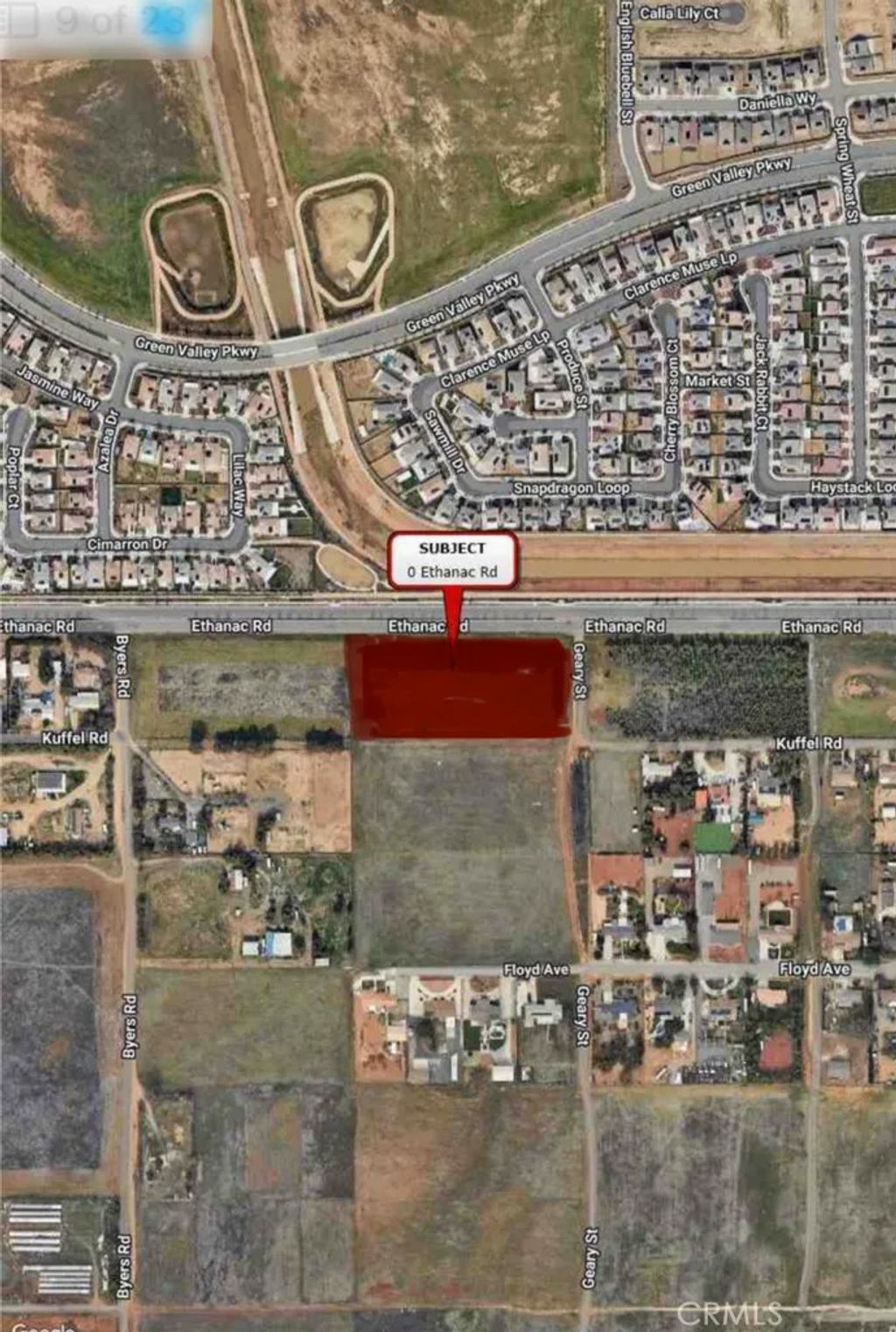 Photo of 0 Ethanac, Menifee, CA 92585 (MLS # SR25221009)