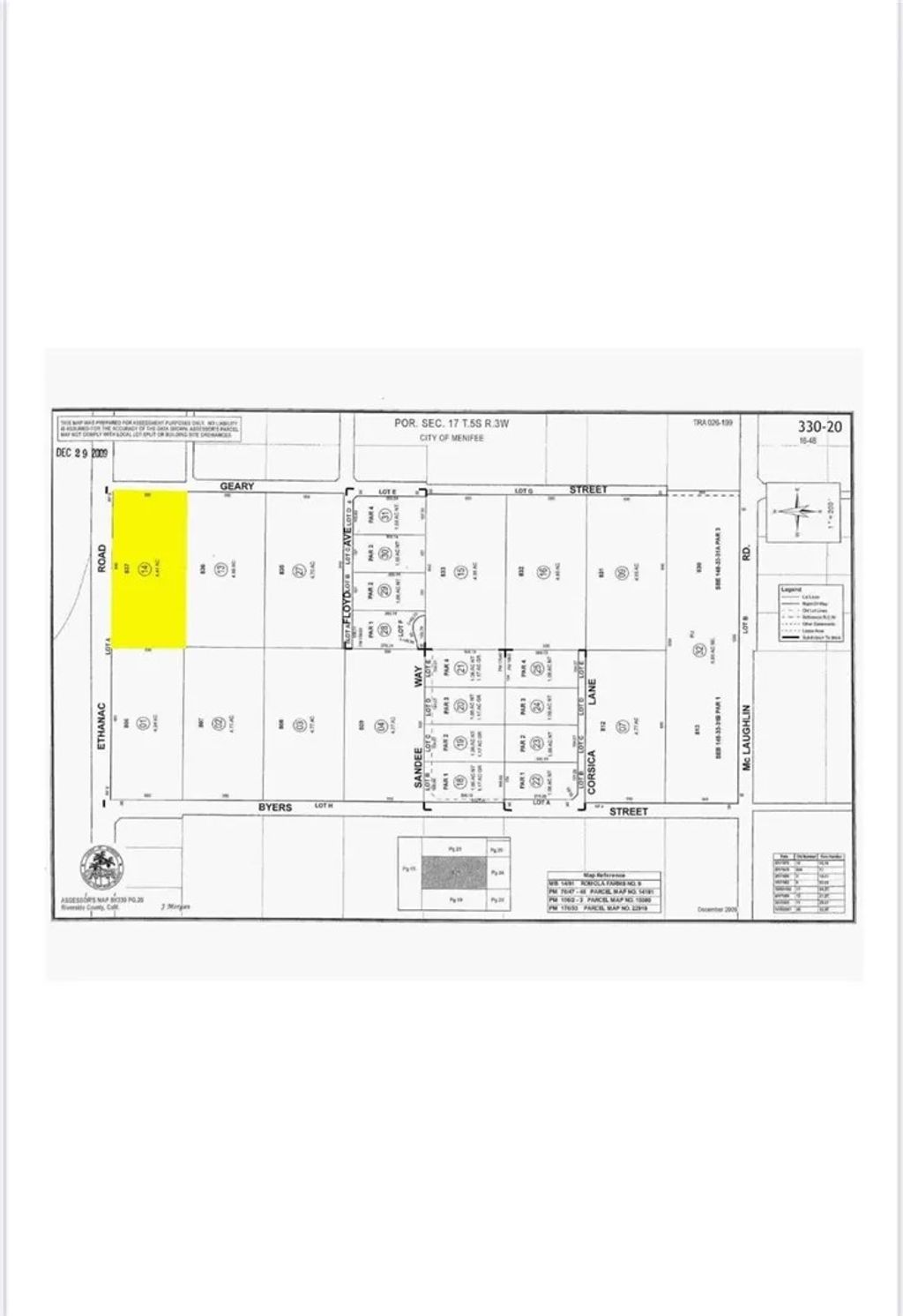 Photo of 0 Ethanac, Menifee, CA 92585 (MLS # SR25221009)