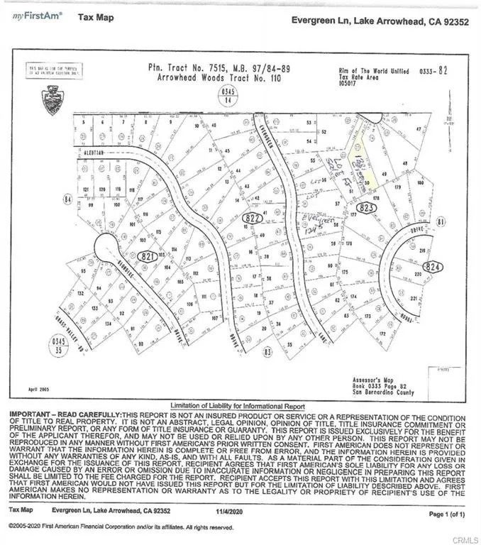 Photo of 0 Evergreen, Lake Arrowhead, CA 92352 (MLS # CV26197720)
