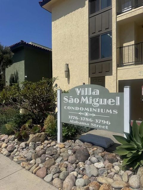 3776 Alabama Street C309 San Diego CA 92104
