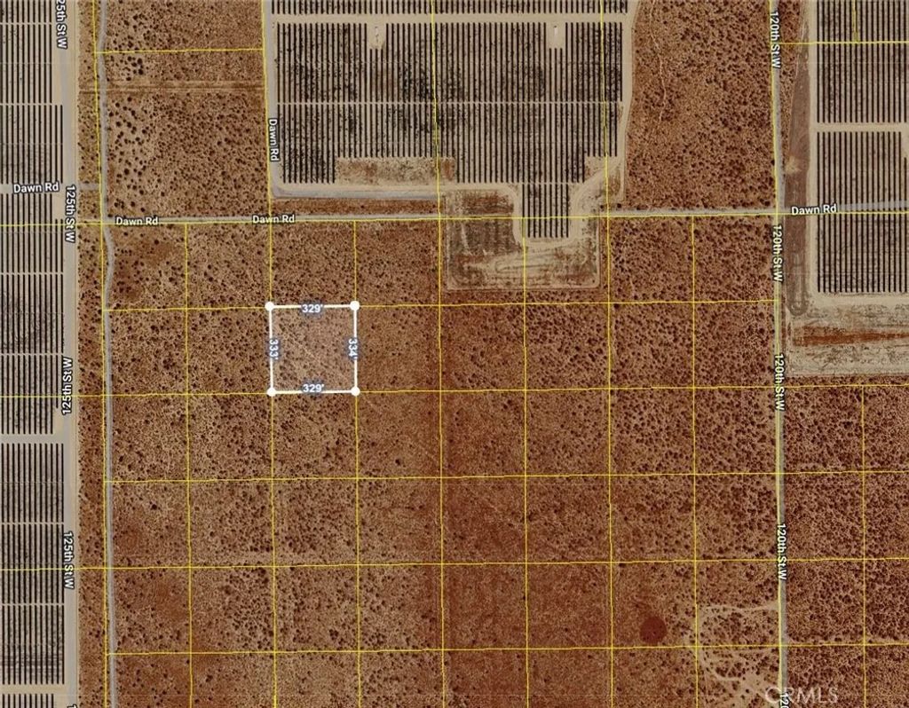 Photo of 0 South of Dawn Rd, East of 125th St W, Rosamond, CA 93560 (MLS # SR26025887)