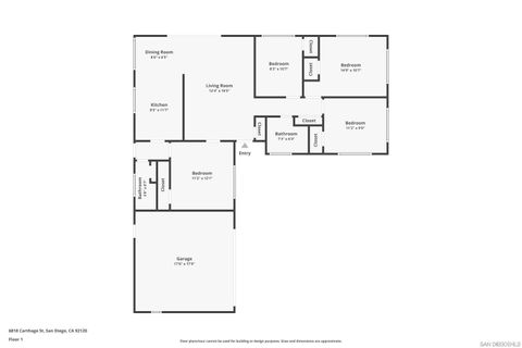 Tiny photo for 6818 Carthage St, San Diego, CA 92120 (MLS # 250042962)