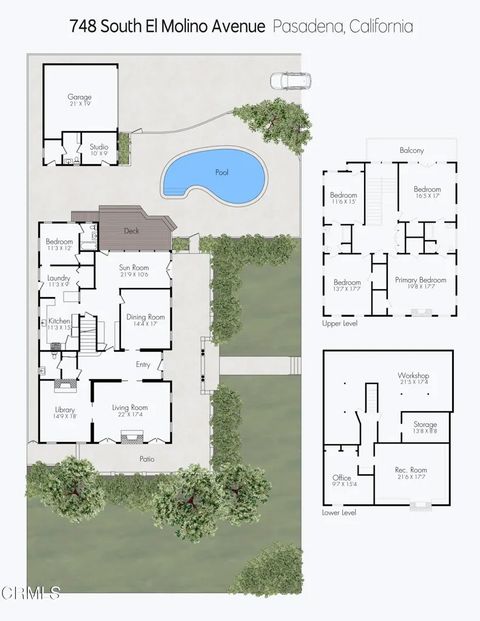 Tiny photo for 748 S El Molino Avenue, Pasadena, CA 91106 (MLS # P1-24711)