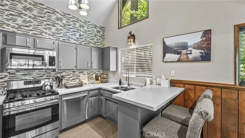 Tiny photo for 582 Kuffel Canyon Road, Lake Arrowhead, CA 92352 (MLS # CV25238913)