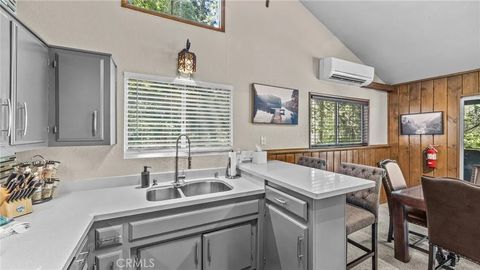 Tiny photo for 582 Kuffel Canyon Road, Lake Arrowhead, CA 92352 (MLS # CV25238913)