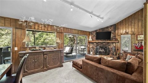 Tiny photo for 582 Kuffel Canyon Road, Lake Arrowhead, CA 92352 (MLS # CV25238913)