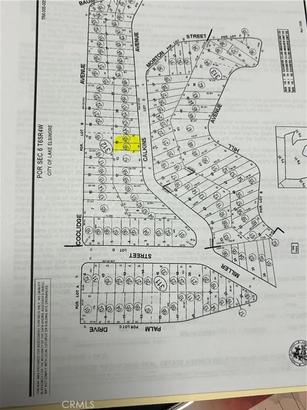 Photo of 0 Calkins, Lake Elsinore, CA 92530 (MLS # SW26049722)