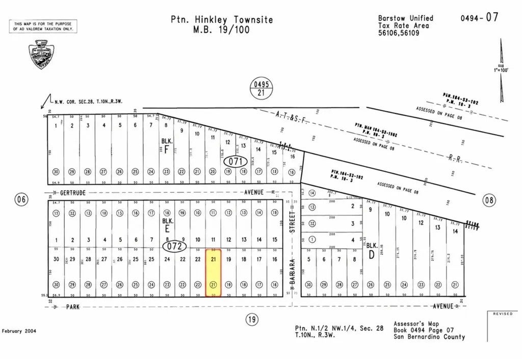 Photo of 0 Park, Hinkley, CA 92347 (MLS # CV26183807)