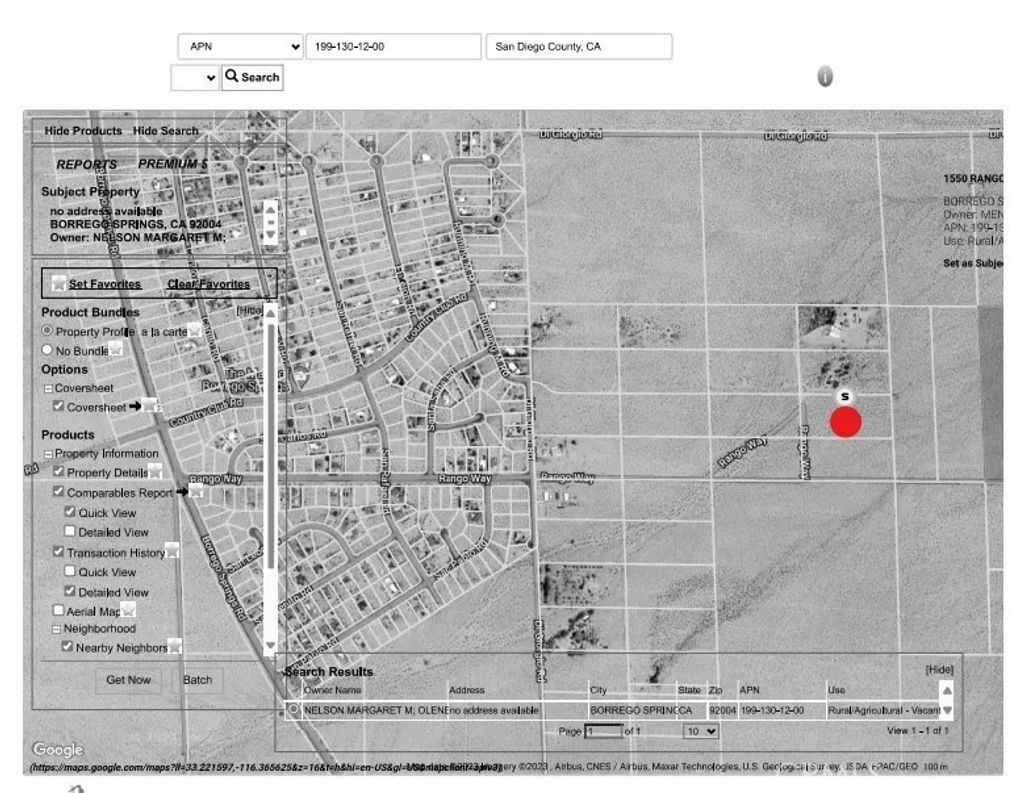 Photo of 0 Rango, Borrego Springs, CA 92004 (MLS # PW25260600)