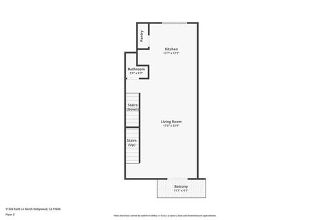 Tiny photo for 11324 W Raitt Lane, North Hollywood, CA 91606 (MLS # PF25248187)