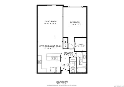 Tiny photo for 3939 Illinois Street #1C, San Diego, CA 92104 (MLS # 250038819)