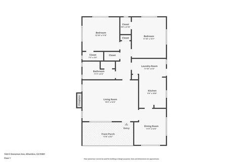 Tiny photo for 1424 S Stoneman Avenue, Alhambra, CA 91801 (MLS # WS25247800)