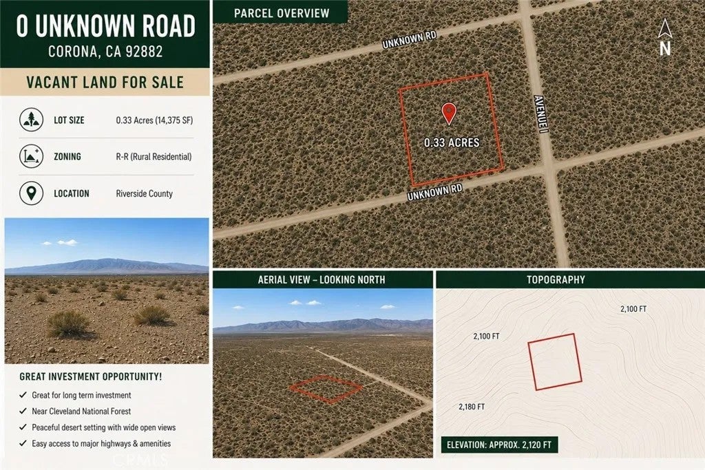Photo of 0 Unknown, Corona, CA 92882 (MLS # OC26136314)