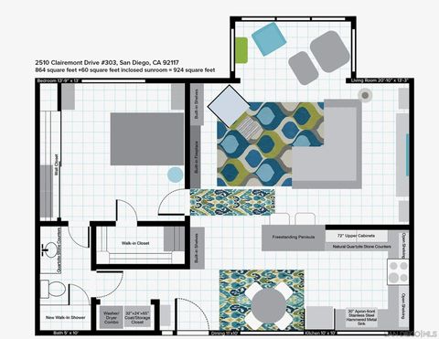 Tiny photo for 2510 Clairemont Dr #303, San Diego, CA 92117 (MLS # 250040815)