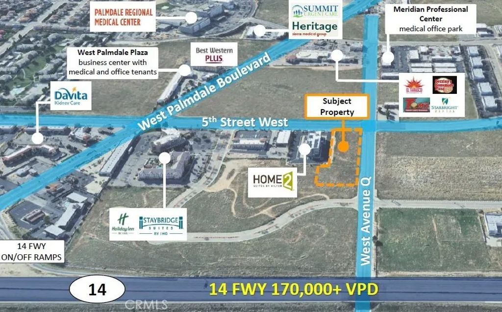 Photo of 0 Cor 5th St W Ave Q, Palmdale, CA 93551 (MLS # SR26115278)