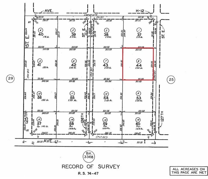 0 E 127th St E/North Of Ave I