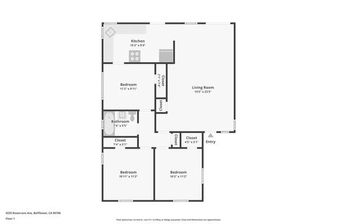 Tiny photo for 9225 Rosecrans Ave, Bellflower, CA 90706 (MLS # OC25253041)