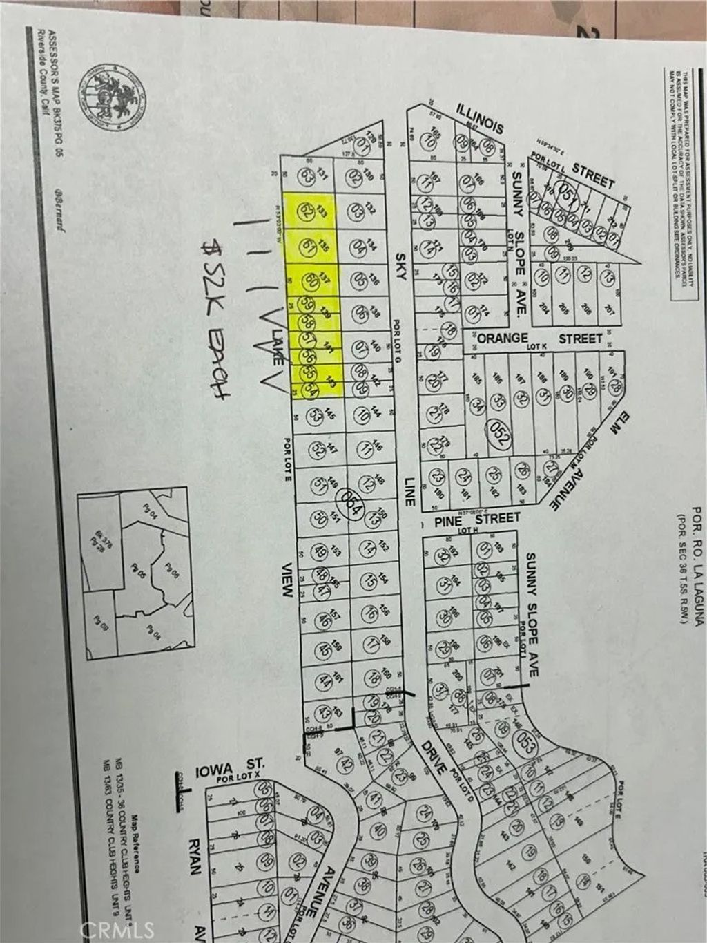 Photo of 0 Lake View, Lake Elsinore, CA 92530 (MLS # SW26071096)