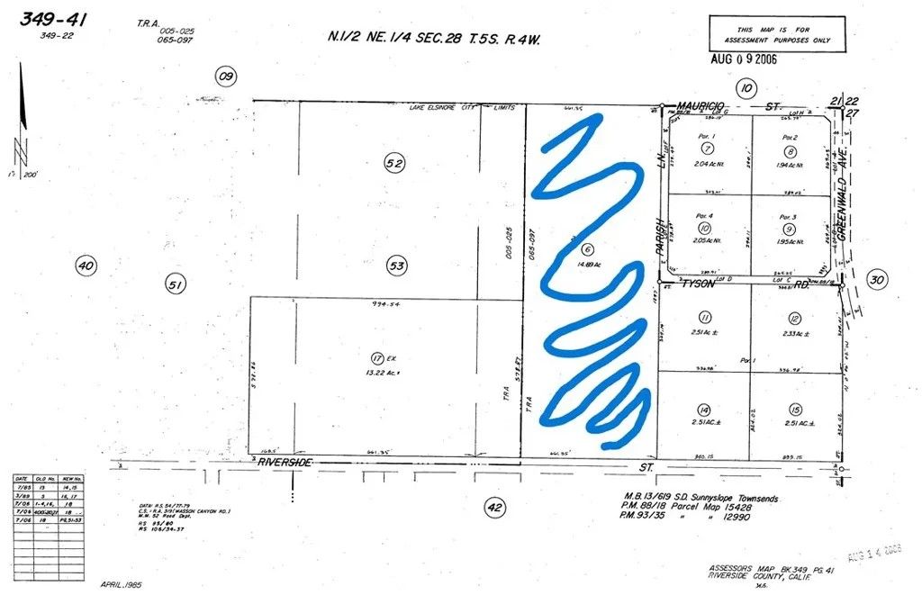 Photo of 0 Mauricio, Lake Elsinore, CA 92532 (MLS # SW26018853)