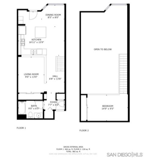 Tiny photo for 1465 C St #3617, San Diego, CA 92101 (MLS # 250038836)