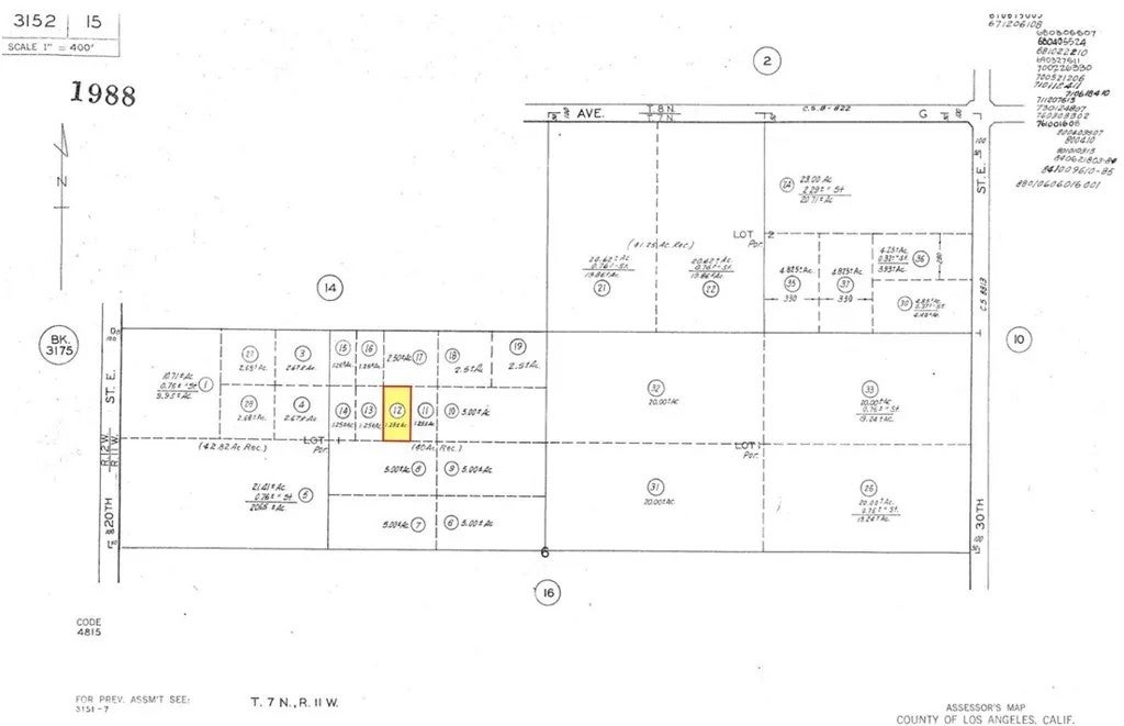 Photo of 0 20th, Lancaster, CA 93535 (MLS # IV26229513)